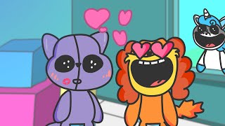 CATNAP AND DOGDAY A KISS | Poppy Playtime Chapter 3 (Animation)