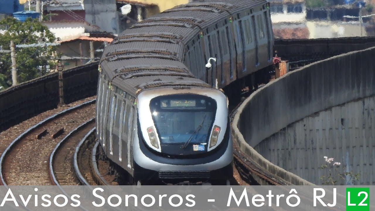 Metrô RJ | Avisos Sonoros - Linha 2