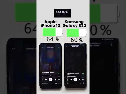 IPhone 13 Vs Samsung Galaxy S22 Battery Test Subscribe For More 