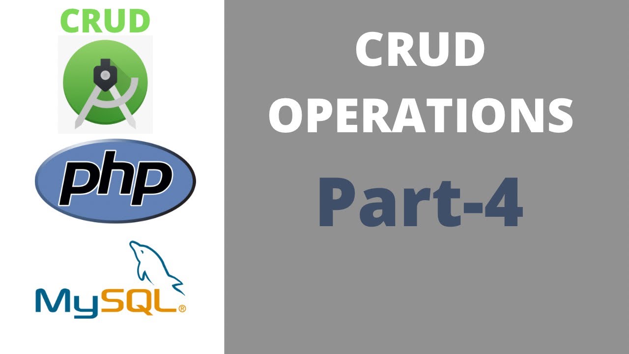 Android Studio Php My Sql CRUD | Fetching Data from MySql Database ...