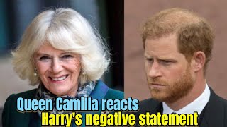 Queen Camilla Parker reaction! to Prince Harry’s negative comments | Memoir Spare