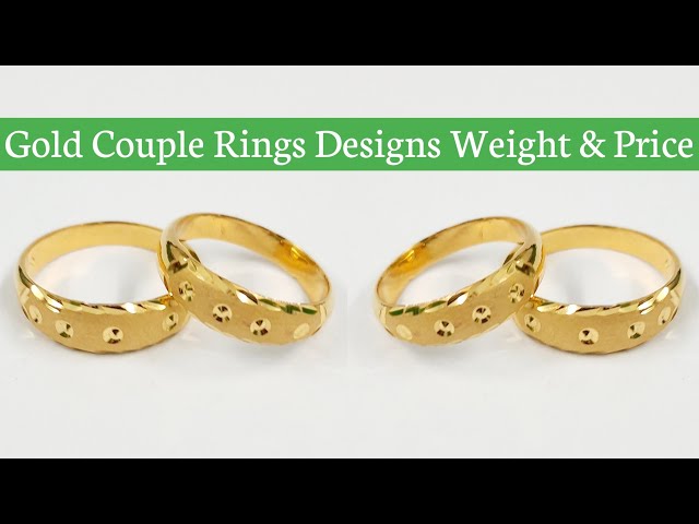 ARISTO 18K Gold Wedding Bands, Couple Rings, Solid – ZNZ Jewelry Affordagold