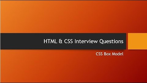 CSS Box Model | Padding and margin | Frontend Interview Questions #html #html5 #css #interview
