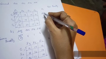 12th B.Maths | Chapter-10 | Operation Research | Vogel