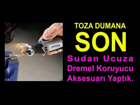 Dremel Gravür Makinesi Emniyet Koruyucu Aksesuarı Nasıl Yapılır (DIY HACKS)