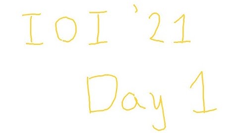 International Olympiad in Informatics 2021 Day 1 - Virtual Participate