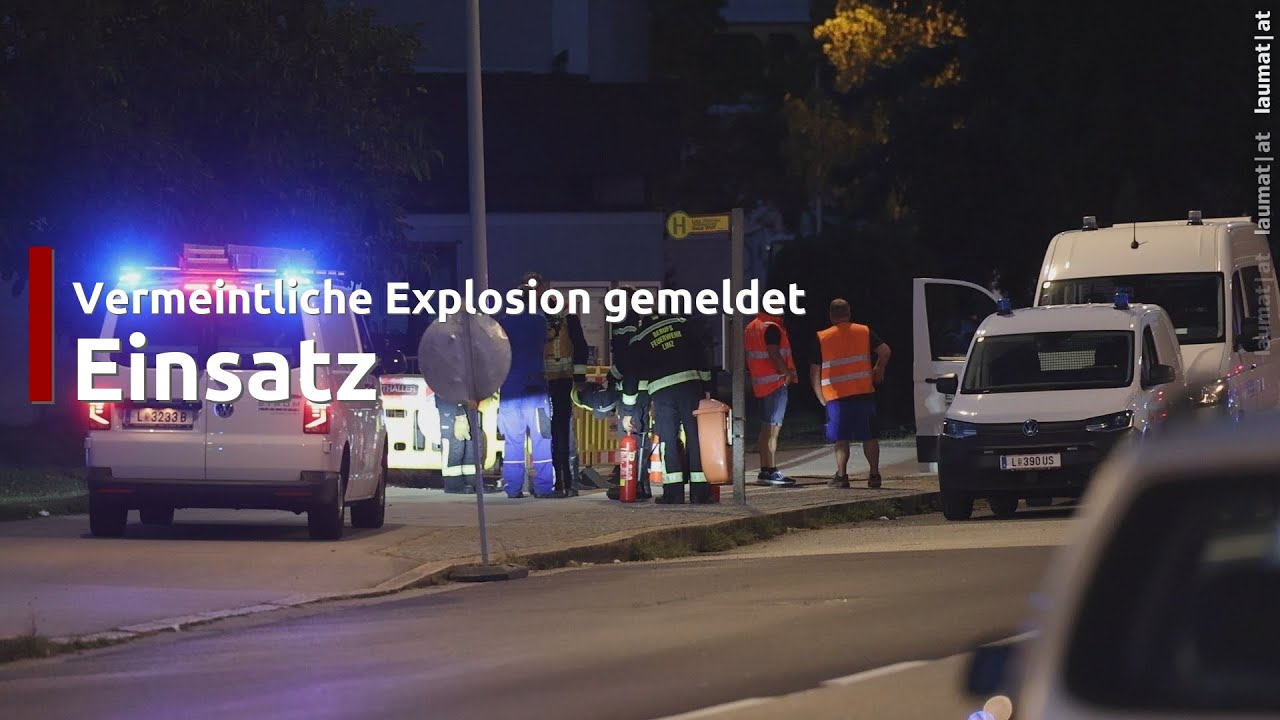 Linz: Feuerwehreinsatz, Stromausfall und Straßensperre nach Schaden an einer Mittelspannungsleitung