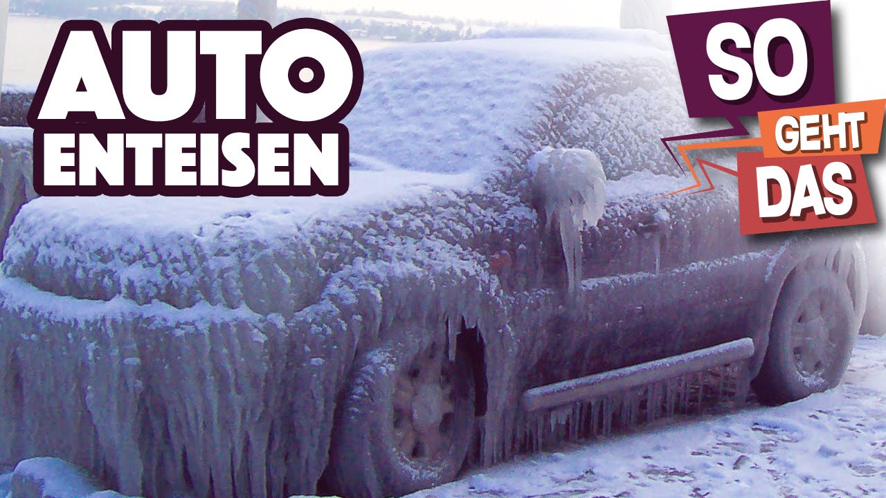 So befreist du dein Auto von Eis & Schnee! 