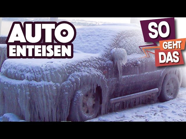 So befreist du dein Auto von Eis & Schnee! 