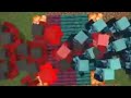 Minecraft Red vs Blue Illagers!