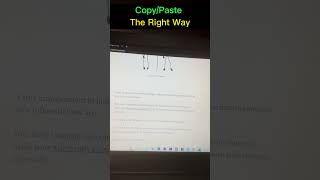 Copy Paste The Right Way -