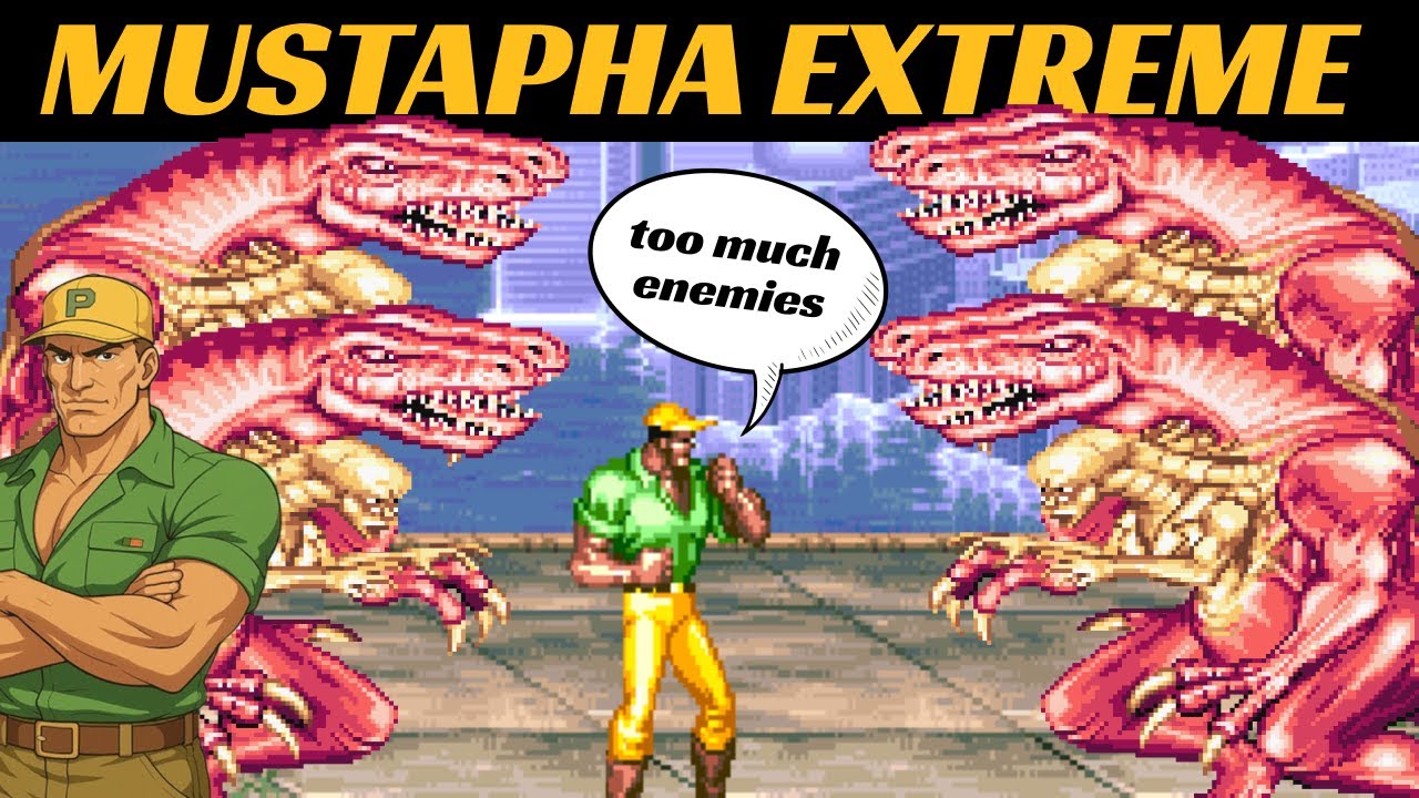 Mustapha Extreme Run 🚀 Cadillacs & Dinosaurs | Aggressive Enemies + Unlimited Ammo