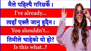 Fluent and Easy English Speaking | Nepali to English Speaking Conversation Practice | अंग्रेजी सिकौं screenshot 1