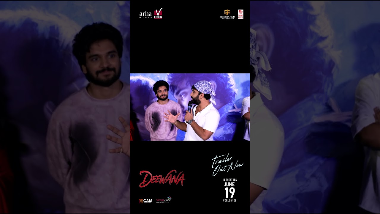 Hero Vishwak Sen Speech at Deewana Trailer Launch Event | Harshith, Smeha | Geetha Arts
