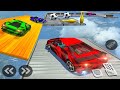Superhero Car Ramp Race Simulator 3D - New Impossible GT Car Stunts Racing - Android GamePlay 2023
