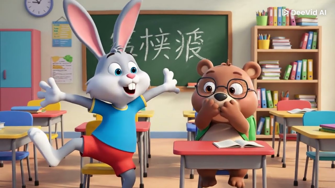 Happy story kids school day 