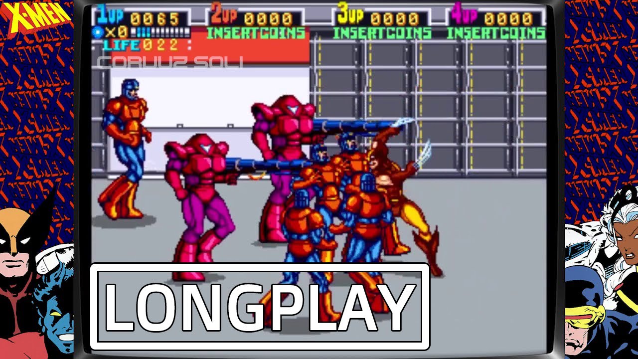 X-Men (Arcade) Longplay | CorvuzSoli