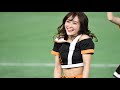 2021/06/05 巨人vs日本ハム ヴィーナス ラッキーセブンダンスパフォーマンス「闘魂こめて」