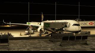MSFS20 - INI A359 - Late Departure From Melborne RW34 - Intersection Departure - SIAV Group - SQ208