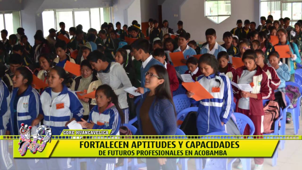 FORTALECEN APTITUDES Y CAPACIDADES DE FUTUROS PROFESIONALES EN ACOBAMBA regional pokemon