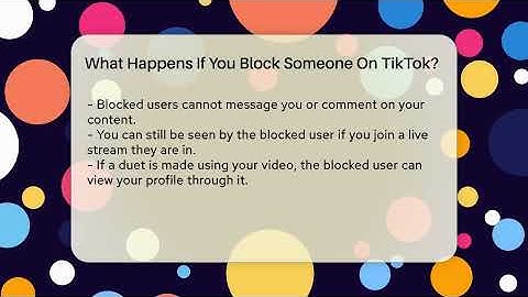 What Happens If You Block Someone On TikTok? - Everyday-Networking