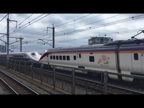 【つばさ・やまびこ の れんけつ】山形新幹線 E3系 + 東北新幹線 E2系@上野〜大宮（埼京線 中浦和駅）