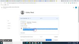 How to view returned work in Google Classroom