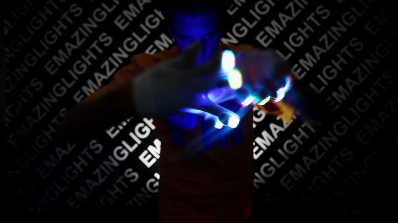 [PM] FryWalker Glove Set Glove Light Show [EmazingLights.com]
