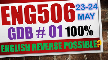 ENG506 GDB 2023|ENG506 GDB solution 2023|ENG506 GDB Solution spring 2023|#gdb #eng506 #gdbsolution