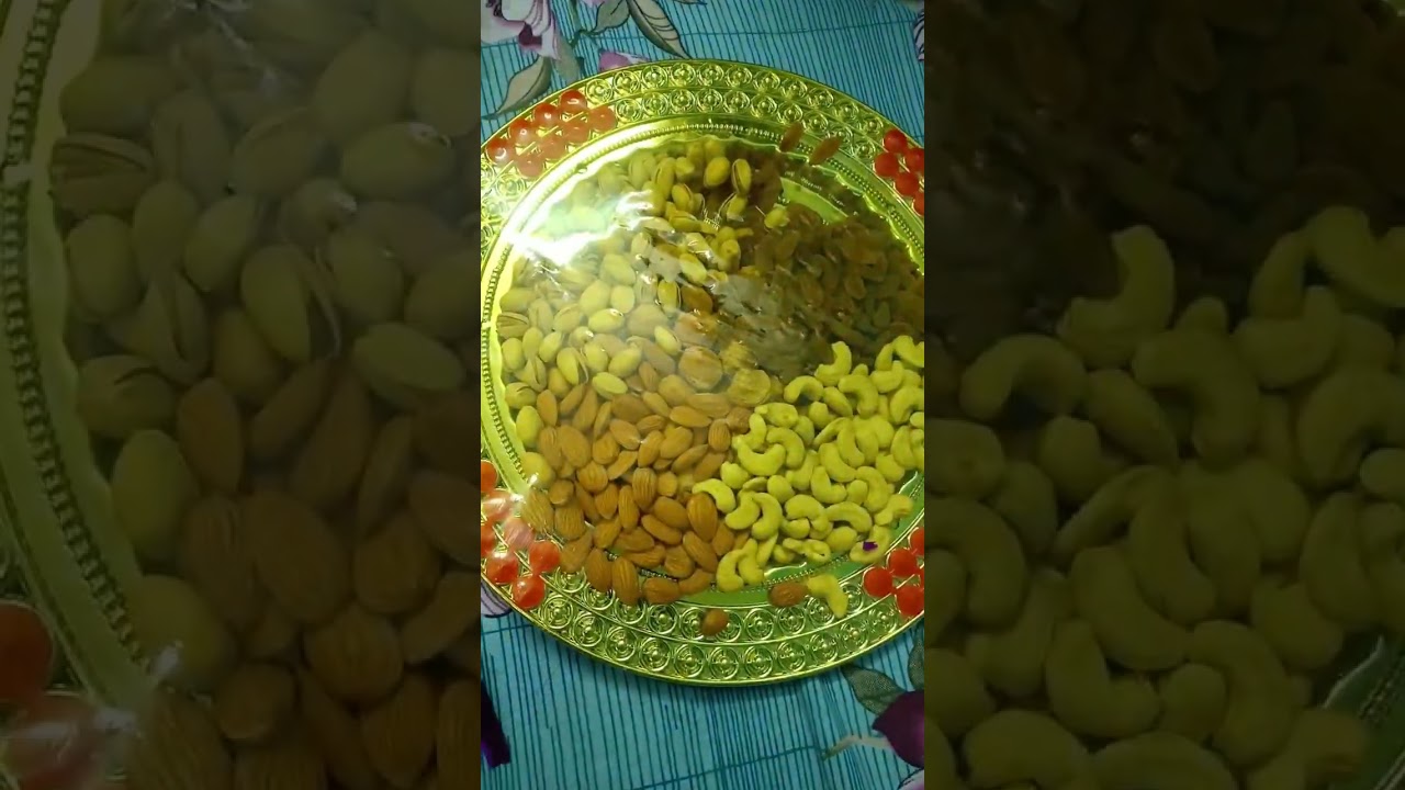 Dry Fruits Thali 😋😋 
