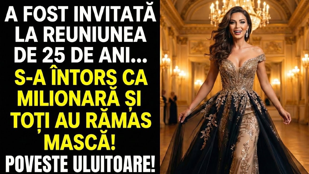 „AU INVITAT-O la REUNIUNEA DE CLASĂ după 25 de ani, ca să râdă de ea ca în anii de școală...