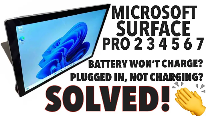Microsoft Surface Pro 2,3,4,5,6,7 Battery Won’t Charge Or Won’t Run On Battery | Not Charging