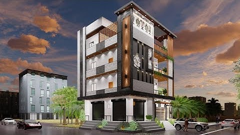 Elevation - Enscape Walkthrough 🔥✨#enscape #elevation #3d #3dmodeling #walkthrough #animation #2d