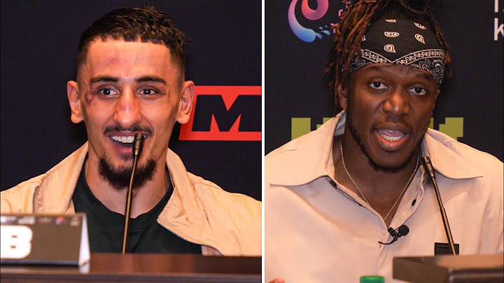 “I DON’T GIVE A S***” KSI VS GIB POST FIGHT PRESS CONFERENCE (ARGUMENT)