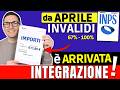 INVALIDI PARZIALI E TOTALI 5 NOVITÀ APRILE 2026 IMPORTI INCREMENTI PENSIONE ARRETRATO 60 INPS INVALIDI PARZIALI E TOTALI 5 NOVITÀ APRILE 2026 IMPORTI INCREMENTI PENSIONE ARRETRATO 60 INPS