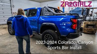 2023-2024 Colorado/Canyon Sportsbar assembly and installation