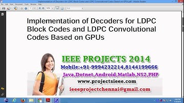 Implementation of Decoders for LDPC Block Codes and LDPC Convolutional Codes Based on GPUs