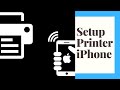 How to add a printer to an iPhone and print from it