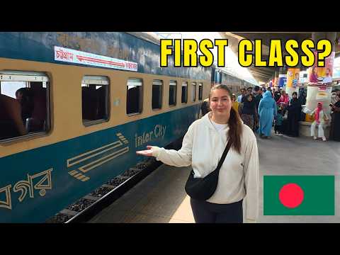We Took a Local Train in Bangladesh For The First Time 🇧🇩 (First Class That Isn’t First Class?)
