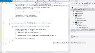ASP.NET 4.5 Essential Skills Lesson 12-9: Add functionality to a Search page