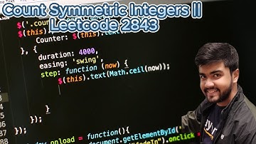 Count Symmetric Integers || Leetcode 2843 || Math