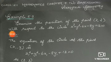 Class 12th Maths UNIT 5  Example 5.5