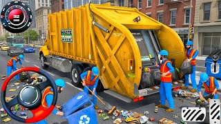 Garbage Trash Truck Realistic Simulator - City Road Garbage Dumper Truck Games - Android GamePlay screenshot 4