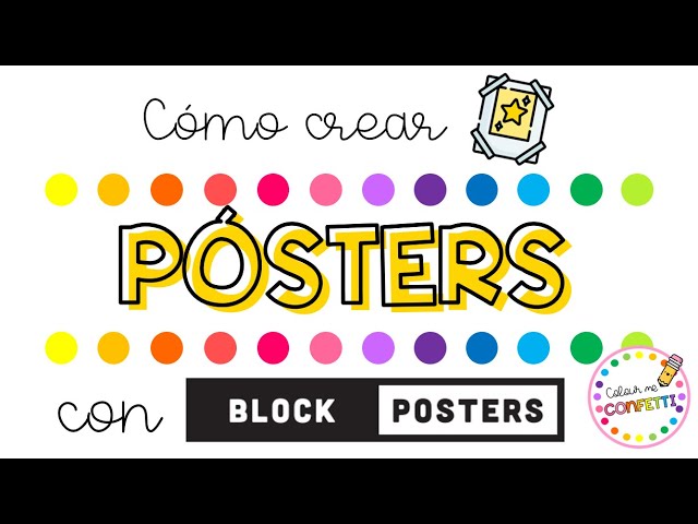 🔴[JOGOS EDUCATIVOS] Como criar poster - BLOCK POSTERS 