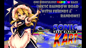 SRB2 Kart v1.0.4 Netplay: One Ridiculous Rainbow Race