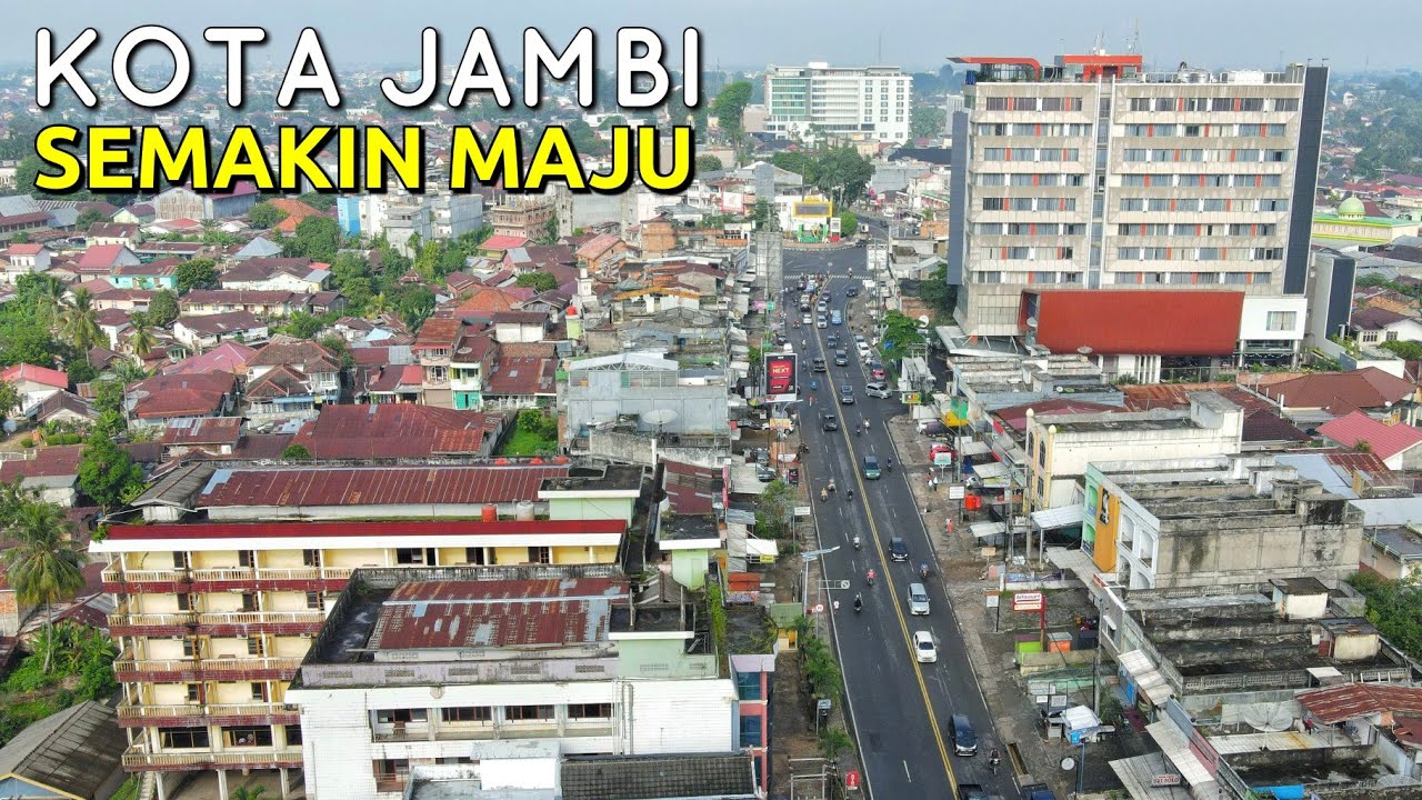 Kota Jambi Semakin Maju ditahun 2022 | Drone View [4K]