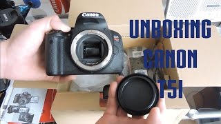 Unboxing Canon EOS Rebel T5i