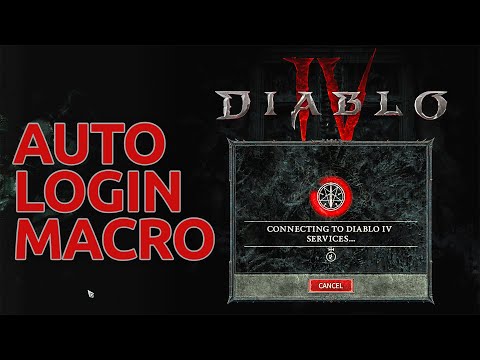 Easy Auto Login Macro for Diablo IV Beta Test