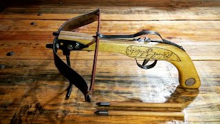 #balestra  #crossbow Crossbow Artesanal Mosquete  Parte - 3 concluído.