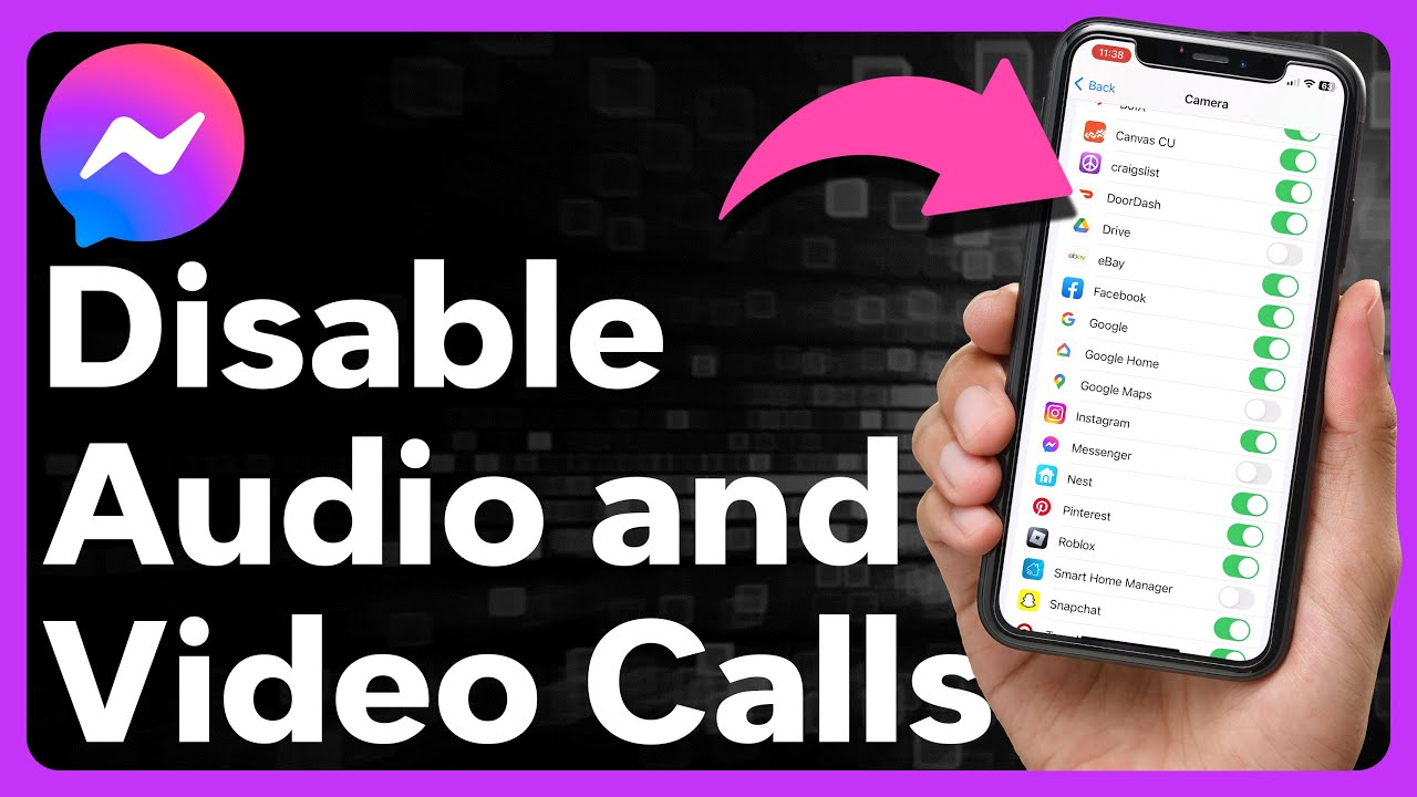 How To Disable Audio And Video Calls In Messenger - YouTube